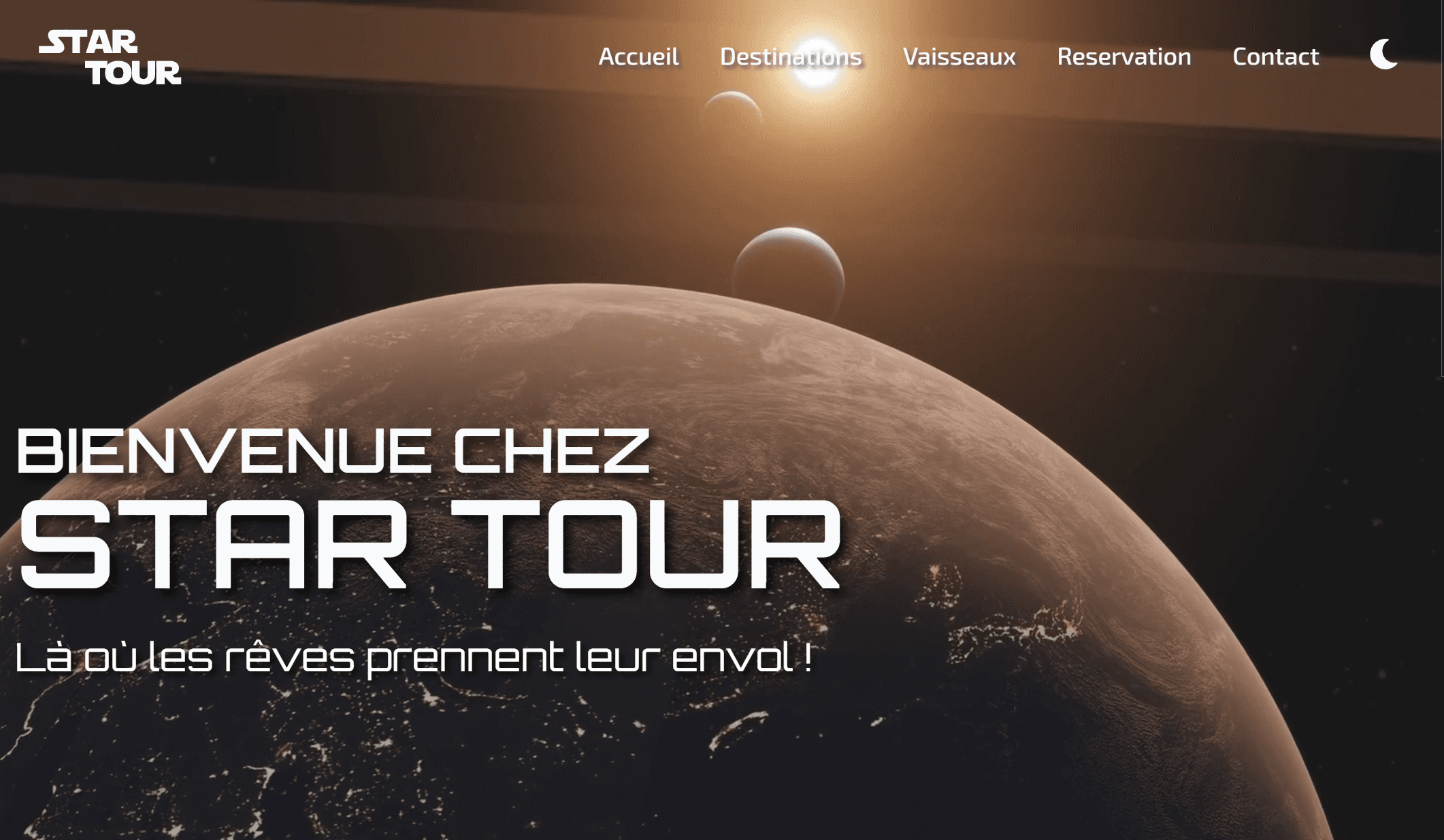 Agence de voyage spatial